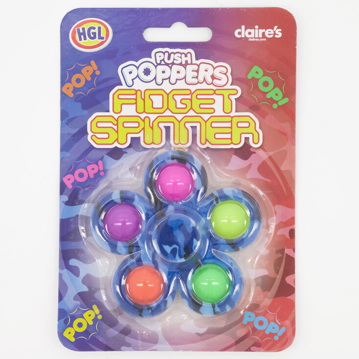Fidget Spinner Push Poppers &ndash; Les mod&egrave;les peuvent varier,