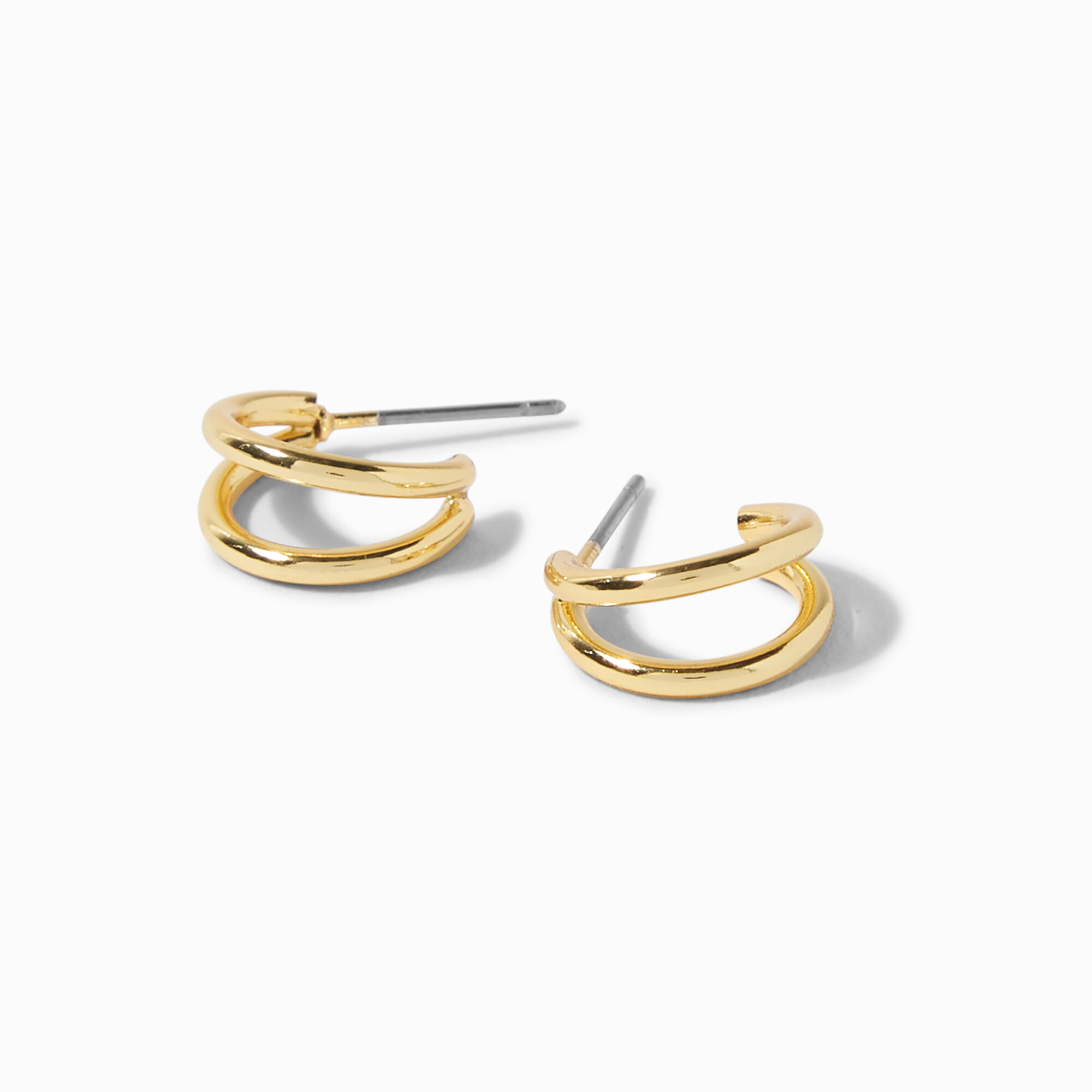 Double ball clearance earrings claire's