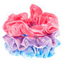 Small Pastel Tie Dye Hair Scrunchies - 3 Pack,