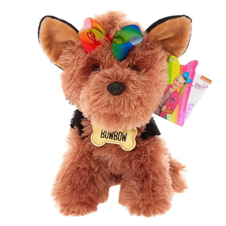 Jojo Siwa Bow Bow The Dog Soft Toy Brown Claire S