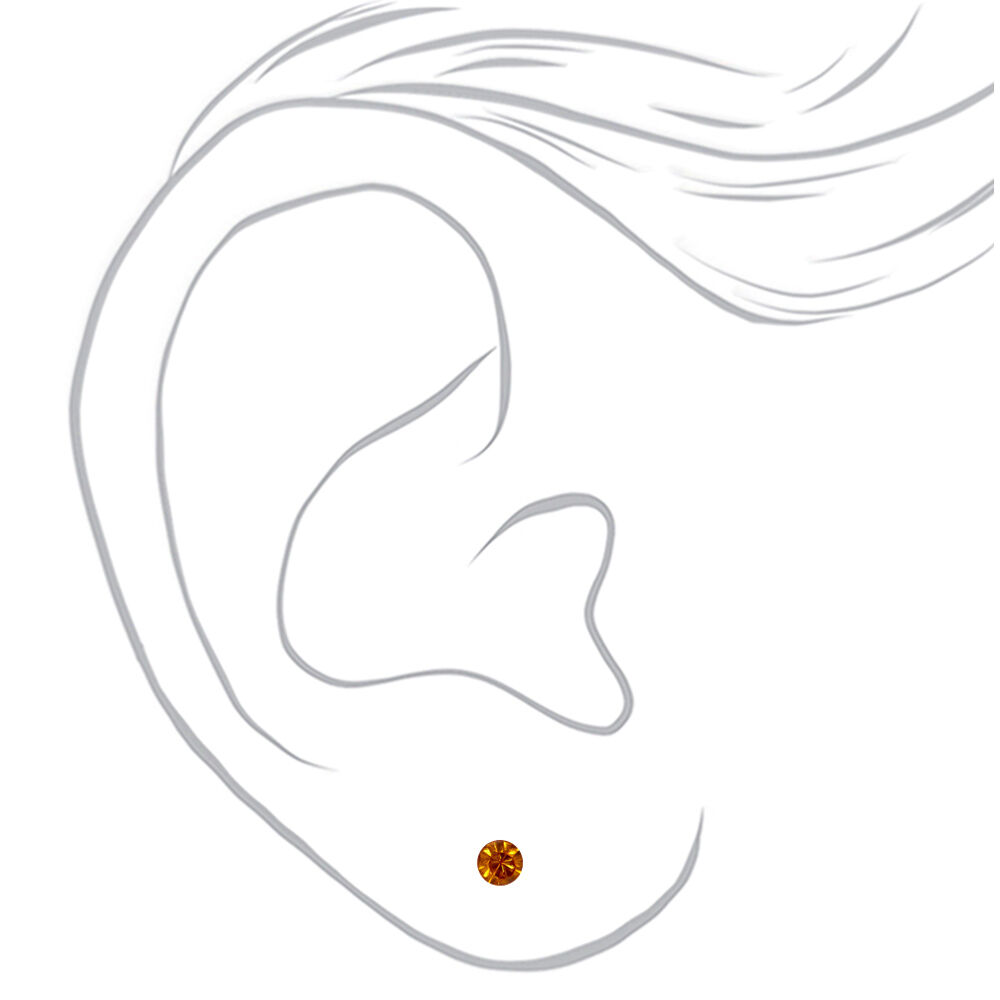 November Birthstone Jewellery Gift Set - Topaz, 3 Pack,