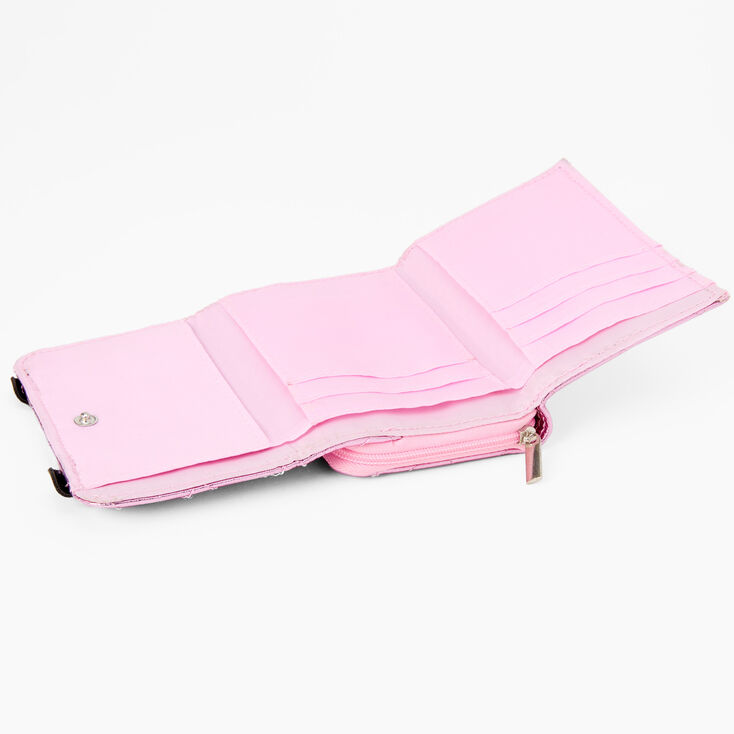 Cat Holographic Wallet - Pink,
