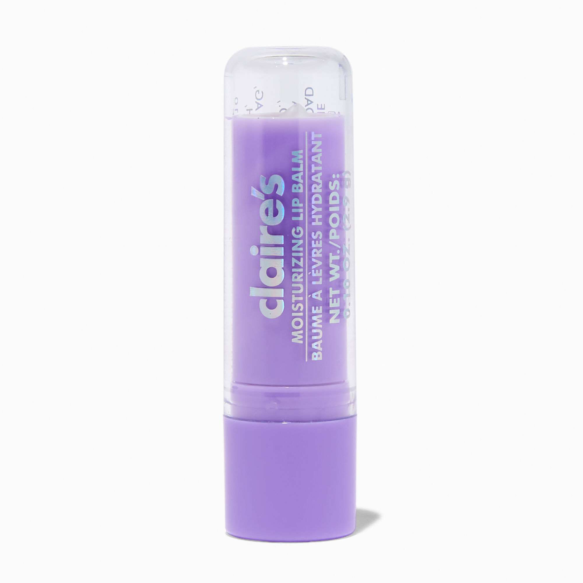 View Claires Moisturizing Lip Balm information