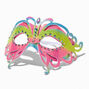 Masque papillon arc-en-ciel,