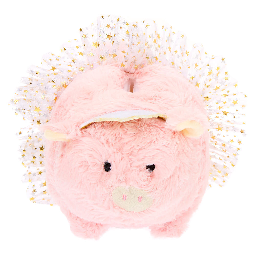 Claire's Club Soft Piggy Coin Bank - Pink,