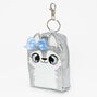 Glitter Huskey Mini Backpack Keyring,