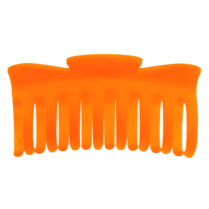 Matte Hair Claw - Neon Orange,