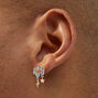 Mixed Metal Celestial Earring Set - 3 Pack ,