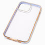 Coque de portable transparente/lavande d&eacute;cor&eacute;e - Compatible avec iPhone&reg;&nbsp;13 Pro Max,
