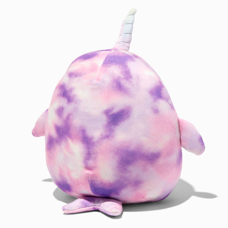 Squishmallows&trade; 8&quot; Sealife Tie Dye Narwhal Plush Toy,
