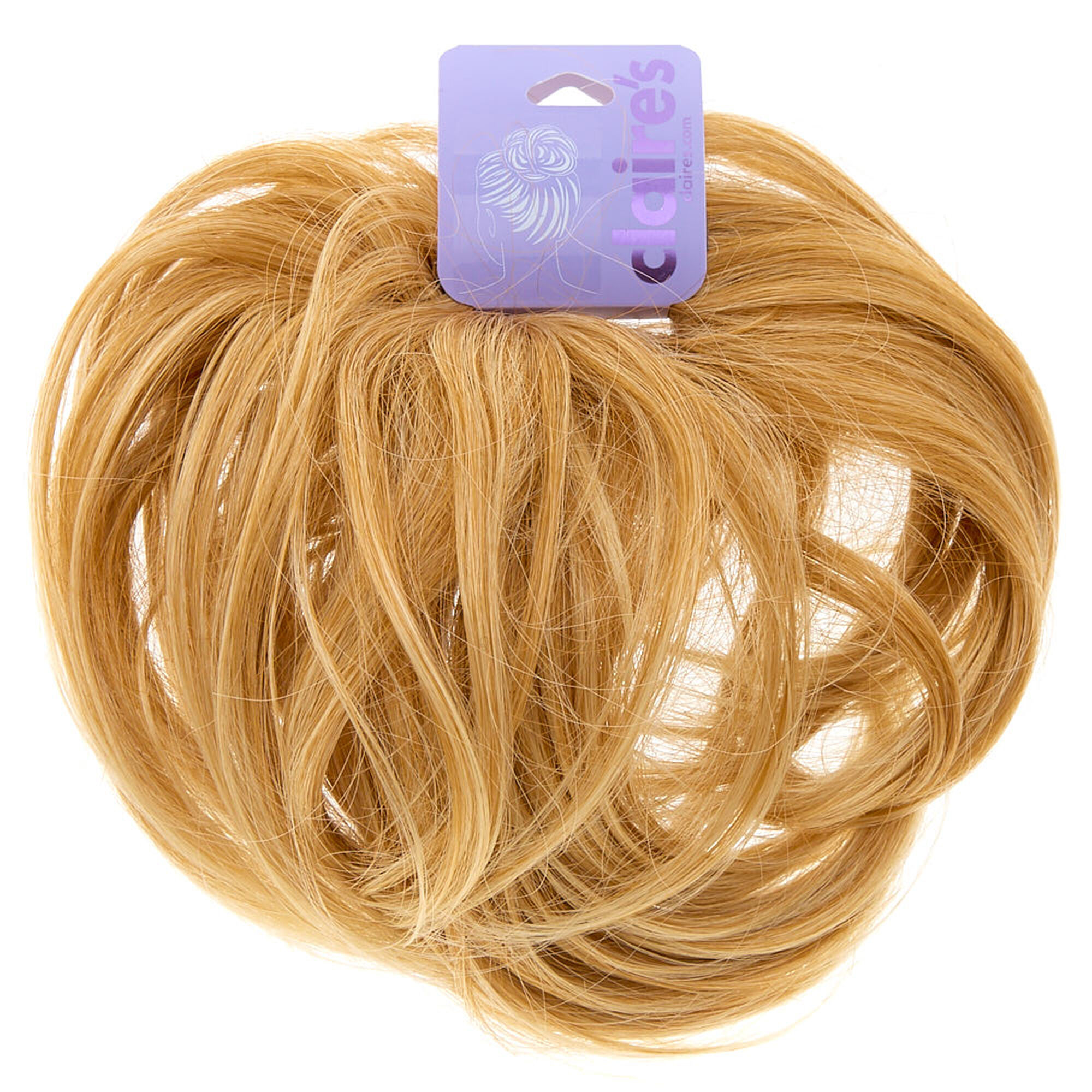Faux Hair Bun Extension - Blonde | Claire's