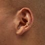 Gold-tone Twisted Multi-Strand Ear Cuff ,