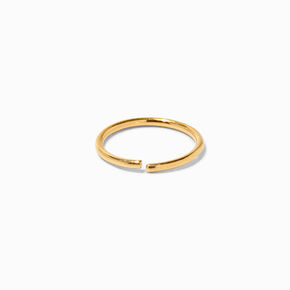 Gold 20G Titanium Hoop Nose Ring,