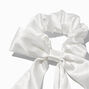 Claire&#39;s Club Ivory Satin Hair Scrunchie Scarf,