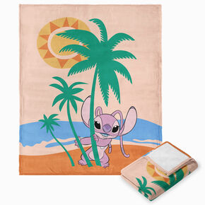 Disney Stitch Beach Angel Silk Touch Throw Blanket &#40;ds&#41;,