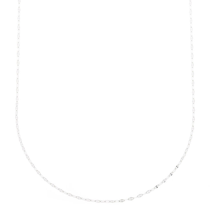 Claire's Collier à chaîne étincelant couleur argenté