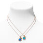 Best Friends Blue Sun Mood Pendant Necklaces &#40;2 Pack&#41;,