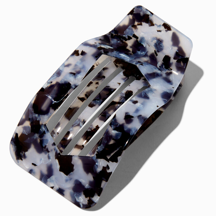 Gray Tortoiseshell Yoga Hair Claw,