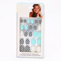 Sky Brown&trade; Checkered Stiletto Faux Nails &ndash; Mint, 24 Pack,
