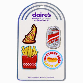 DIY American Food Stick-On Patches - 4 Pack,