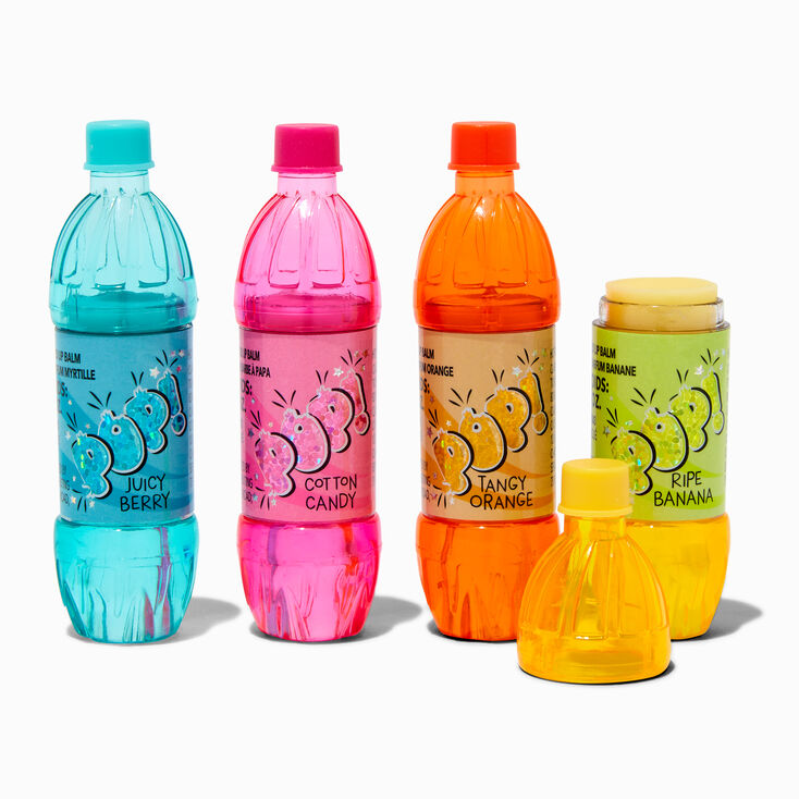 Soda Bottle Lip Balm Set - 4 Pack,