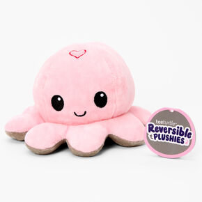 TeeTurtle&trade; Reversible Plushies Light Pink &amp; Brown Octopus,