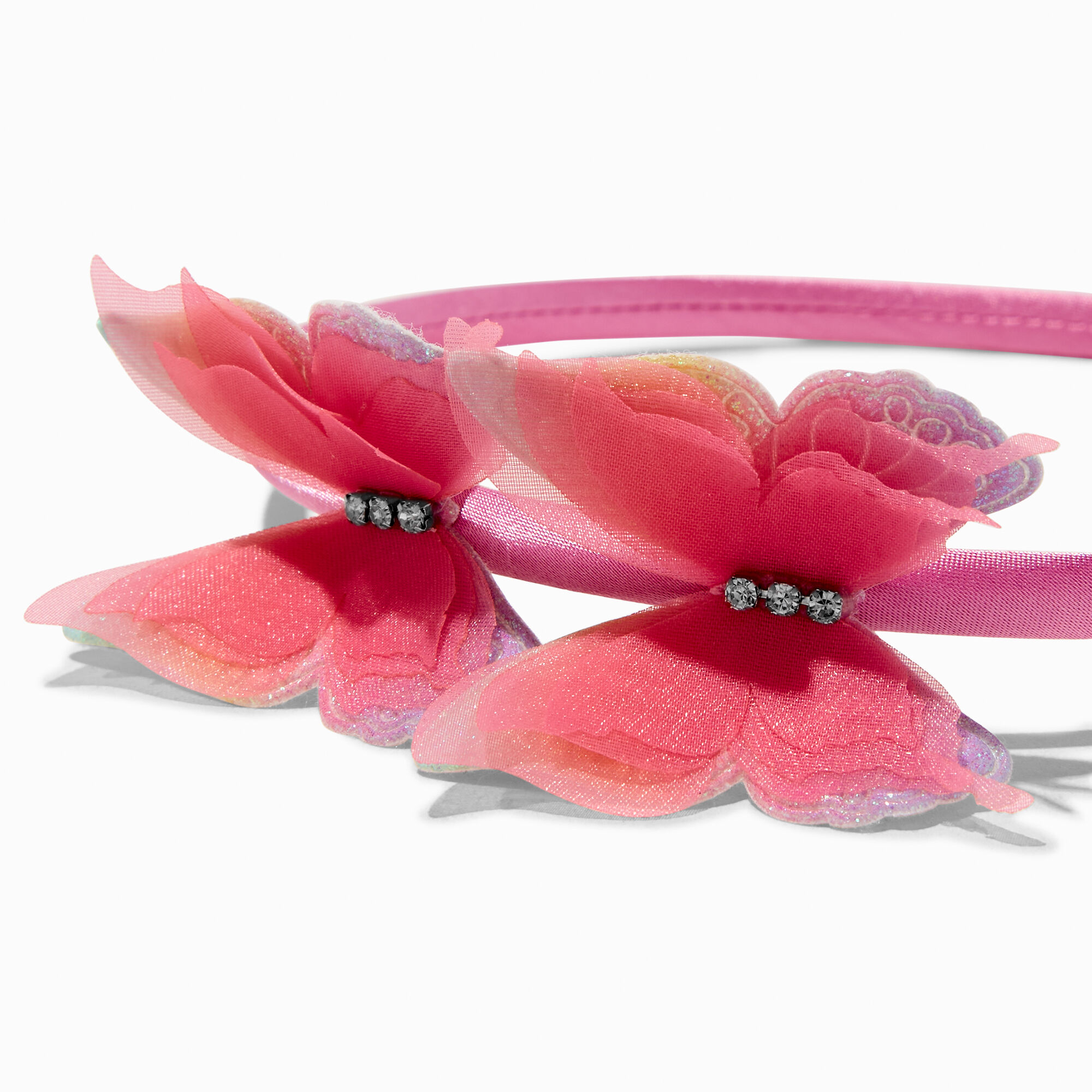 Claire's Club Pink Butterfly Headband,