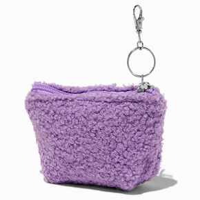 Disney Stitch Claire&#39;s Exclusive BFF Sherpa Coin Purse Keychain,