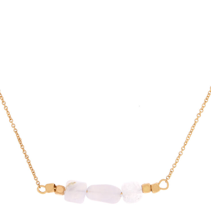 Blue Lace Agate Courage Pendant Necklace,