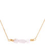 Blue Lace Agate Courage Pendant Necklace,