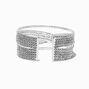 Silver-tone Mega Glam Cuff Bracelet,