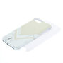 White Geometric Marble Protective Phone Case - Fits iPhone 5/5S,