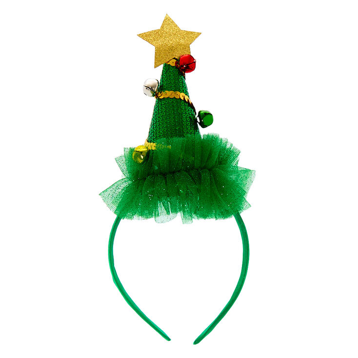 Christmas Tree Headband - Green,