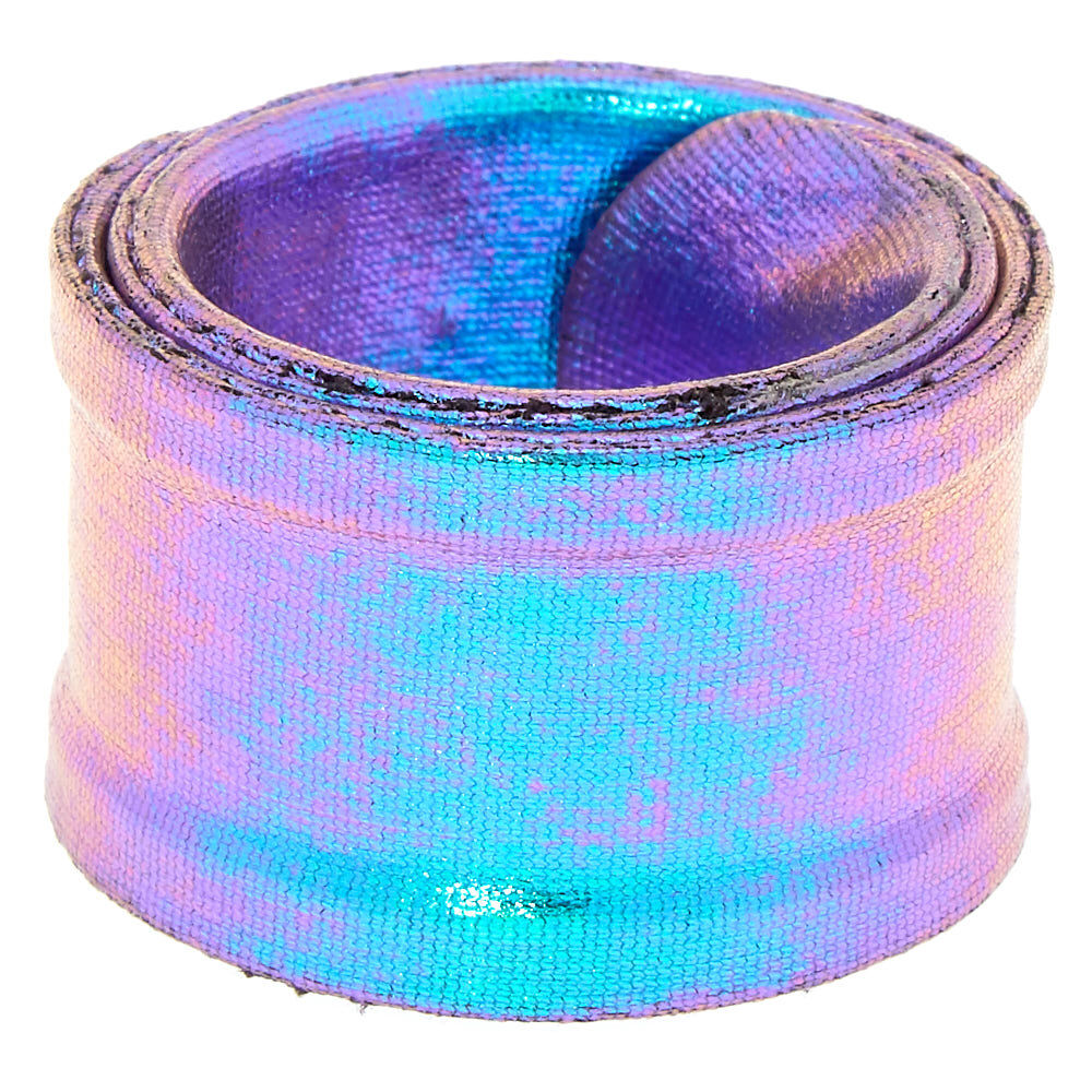 Mermaid Shimmer Slap Bracelet - Purple,