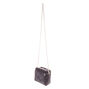 Mini Glitter Crossbody Bag - Black,
