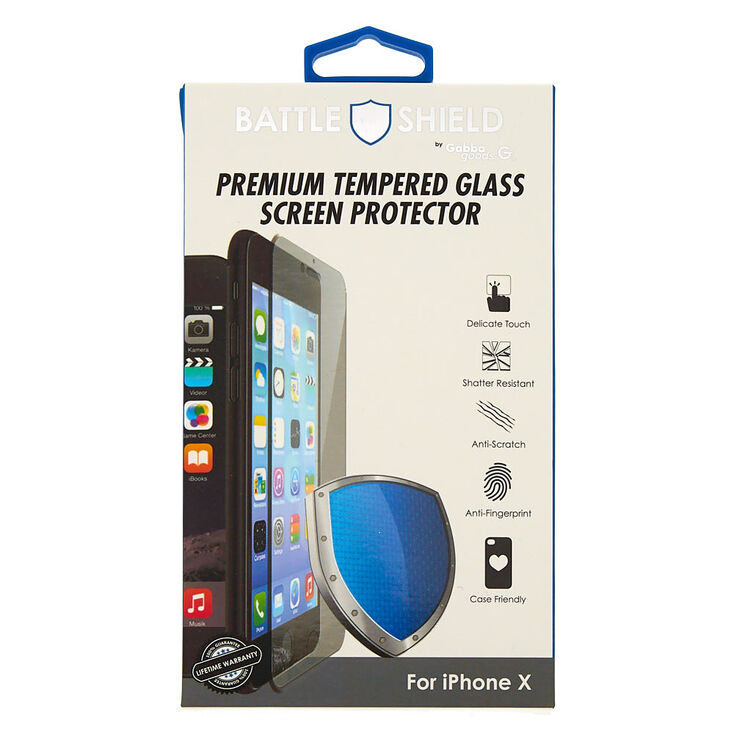 Claire's Protection pour écran en verre trempé Gabba Goods® - pour iPhone® X