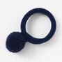 Claire&#39;s Club Navy Blue Pom Hair Ties - 10 Pack,