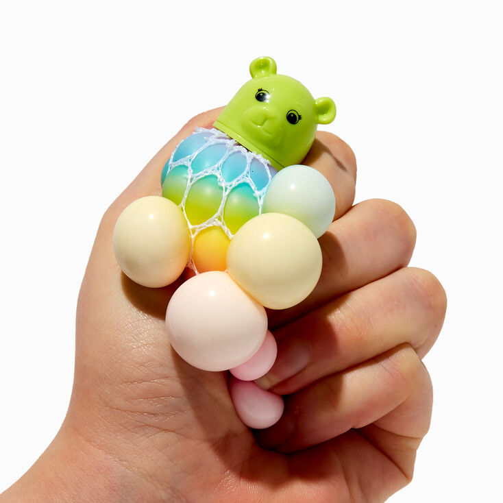 Claire&#39;s Exclusive Squishy Mesh Bear Keychain Fidget Toy - Styles Vary,