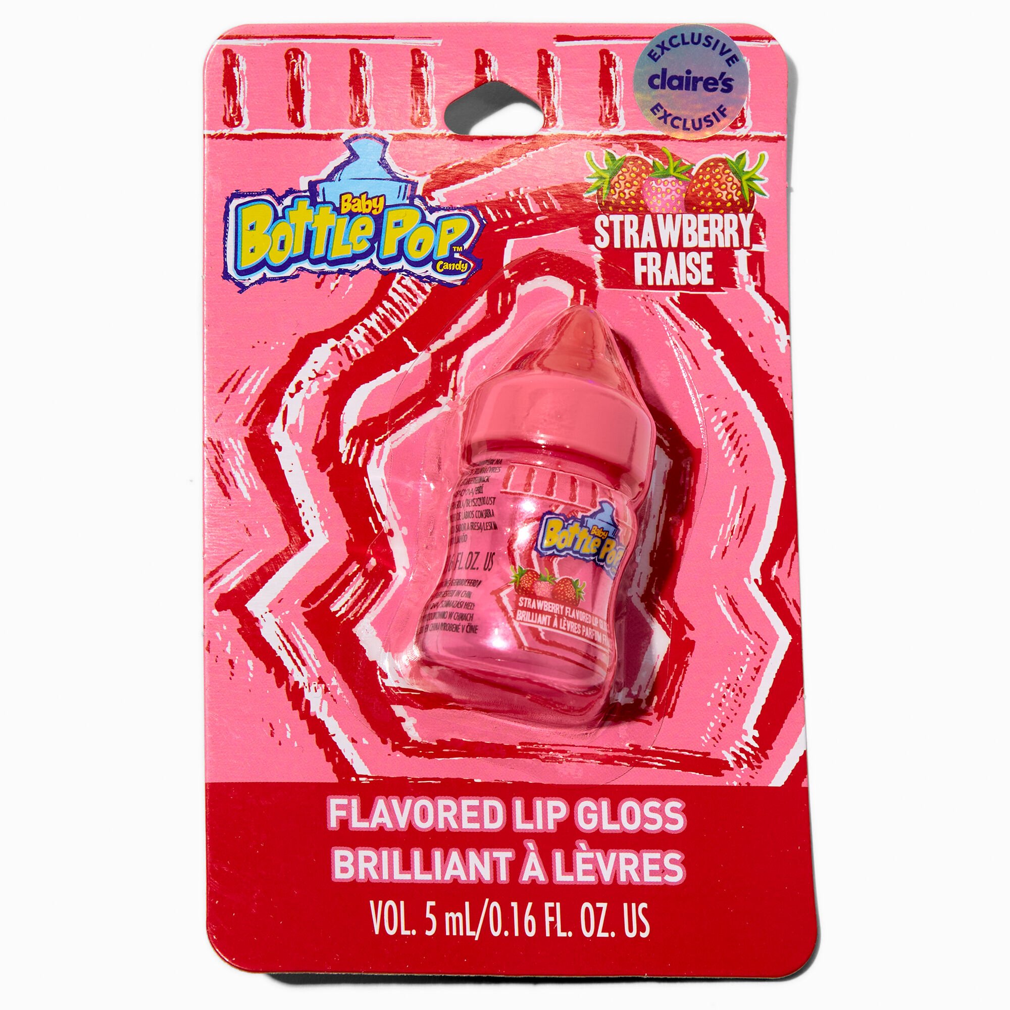 Baby Bottle Pop™ Candy Claire's Exclusive Flavored Lip Gloss,