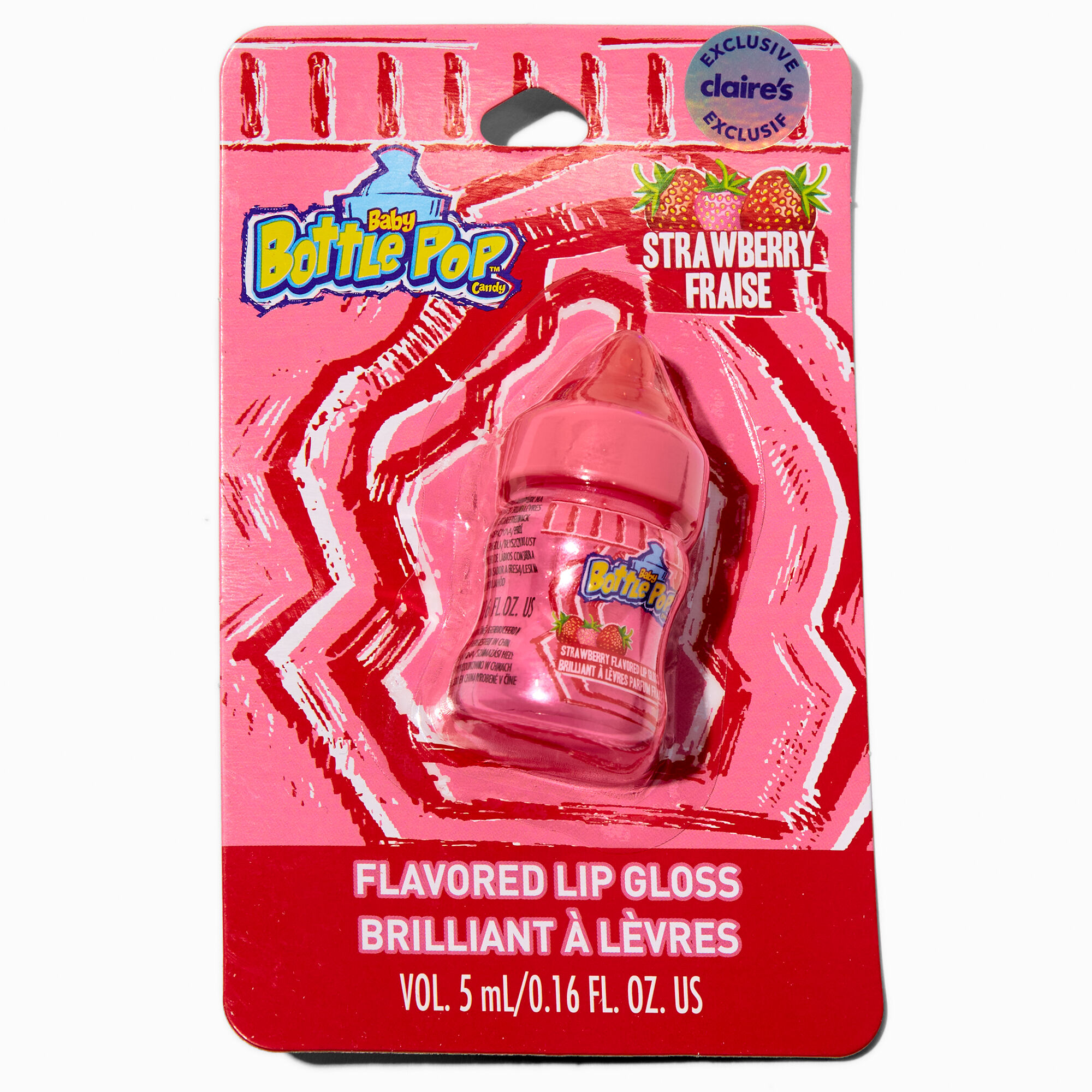 View Baby Bottle Pop Candy Claires Exclusive Flavored Lip Gloss information