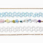 Gold-tone Chain, Y2K Beaded &amp; Tattoo Choker Necklaces - 5 Pack,