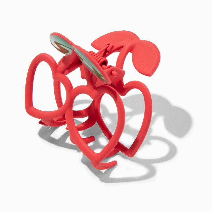 Red Cherry Cutout Hair Claw,