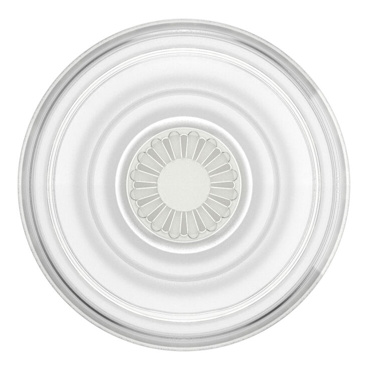 PopSockets PopGrip - Clear Silver,