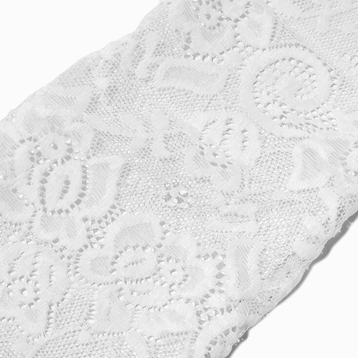 White Lace Long Gloves,
