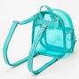 Teal Trim Mini Backpack - Clear,
