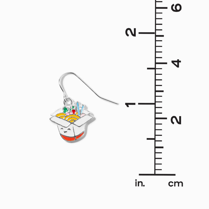 Kawaii Takeout Container 0.5&quot; Drop Earrings,