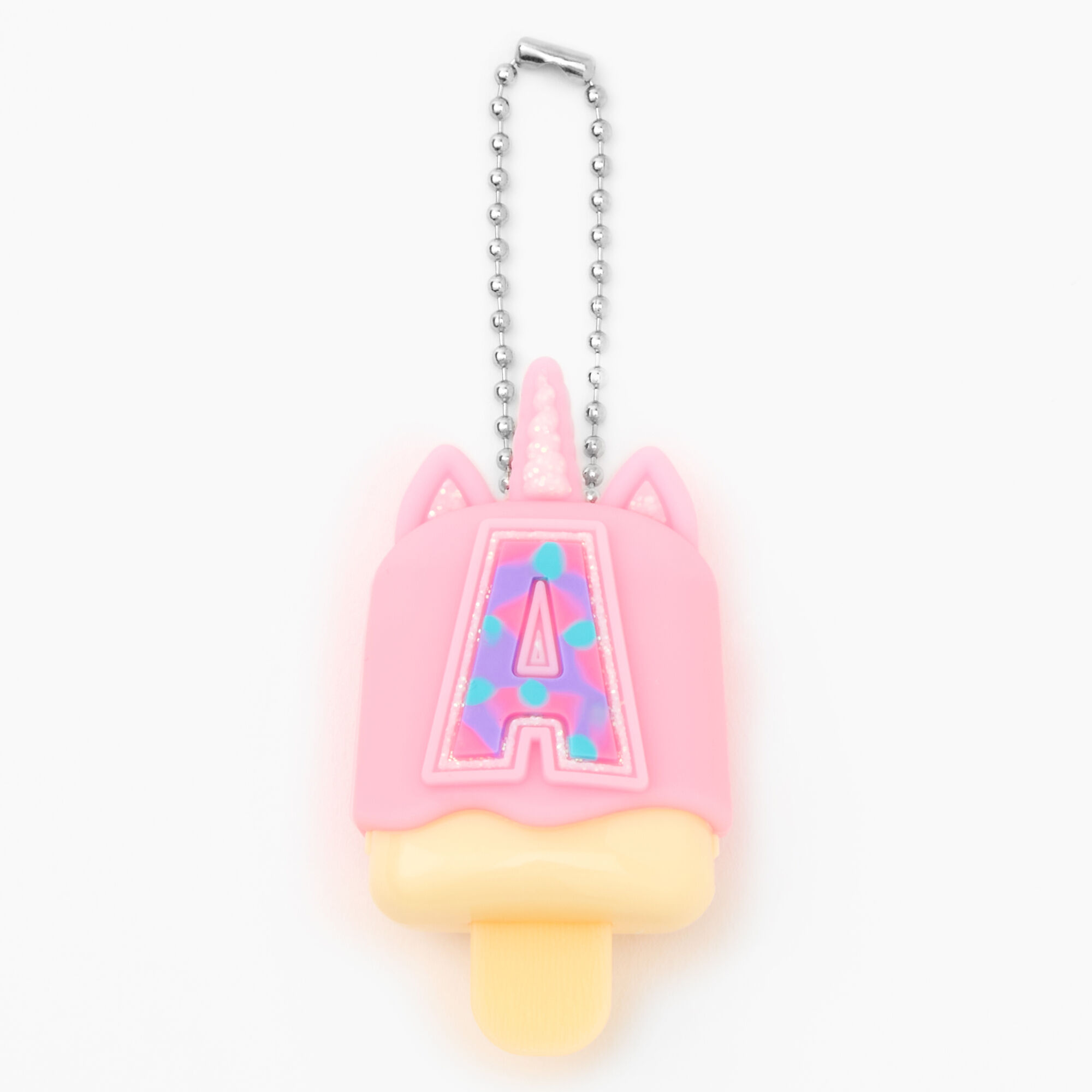 Pucker Pops® Initial Lip Gloss - Pink, A,