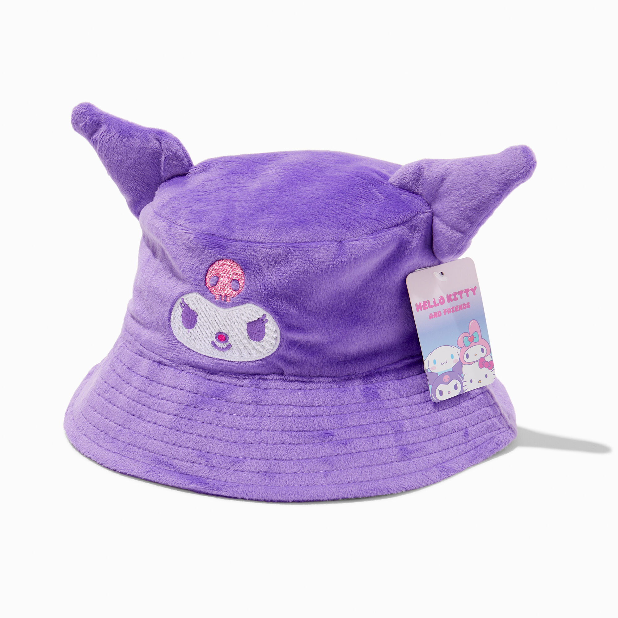 View Claires Kuromi Bucket Hat Purple information