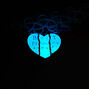 Best Friends Pastel Heart Glow In The Dark Tattoo Choker Necklaces - 3 Pack,
