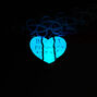 Best Friends Pastel Heart Glow In The Dark Tattoo Choker Necklaces - 3 Pack,